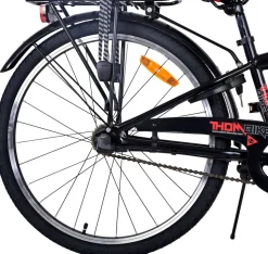 TPFSports Thombike Kinderfahrrad - Jungen - 24 Zoll - Rücktritt + Handbremse - 3 Gänge - Grün