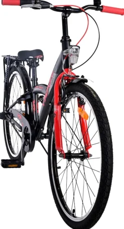 TPFSports Thombike Kinderfahrrad - Jungen - 24 Zoll - Rücktritt + Handbremse - 3 Gänge - Grün