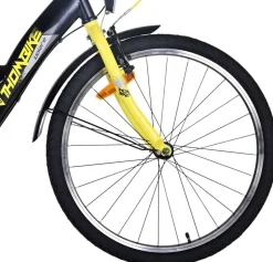 TPFSports Thombike Kinderfahrrad - Jungen - 24 Zoll - Rücktritt + Handbremse - 3 Gänge - Grün