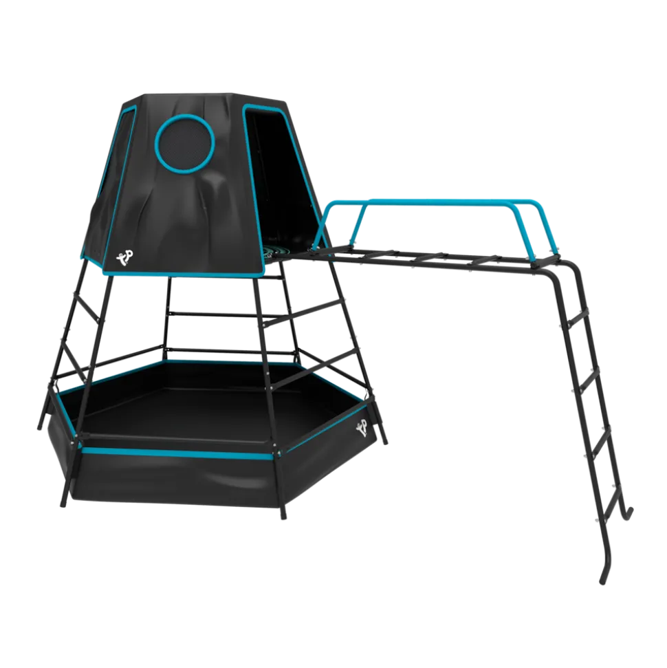 TP Toys Klettergerüst Spielturm Explorer schwarz