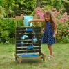 TP Toys Wasserspielwand Splash - Die hölzerne Wasserspiel für den Outdoorbereich