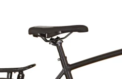 Trekking-Sattel, mit Memory Foam, mit Fixierungsskala, Farbe: schwarz