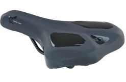 Trekking-Sattel, mit Memory Foam, mit Fixierungsskala, Farbe: schwarz