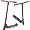 Tretroller /Deluxe Stunt-Scooter, rot