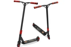 Tretroller /Deluxe Stunt-Scooter, rot
