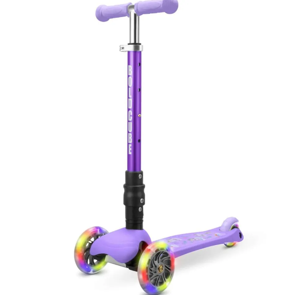 Tretroller / 3 Wheel Scooter Teeny FOLD, Unicorn Purple