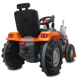 Trettraktor mit Frontlader Power Drag orange