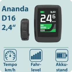 Tretwerk Amber E Bike Damen 28 Zoll Elektrofahrrad 155 - 185 cm Hollandrad Tiefeinsteiger mit 9 Gang Schaltung