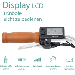Tretwerk Aurora E Bike Damen 28 Zoll Elektrofahrrad 165 - 185 cm retro Hollandrad E Damenfahrrad mit Nabenschaltung und Rücktritt