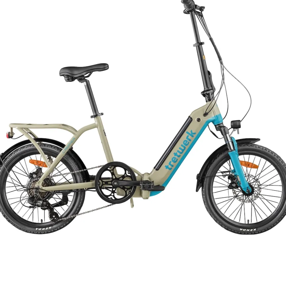 Tretwerk Camper 20" – Kompaktes E-Faltrad mit Shimano 7-Gang-Schaltung & 468Wh Akku