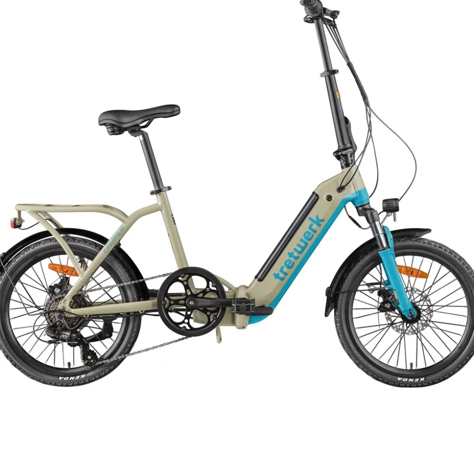 Tretwerk Camper 20" – Kompaktes E-Faltrad mit Shimano 7-Gang-Schaltung & 468Wh Akku