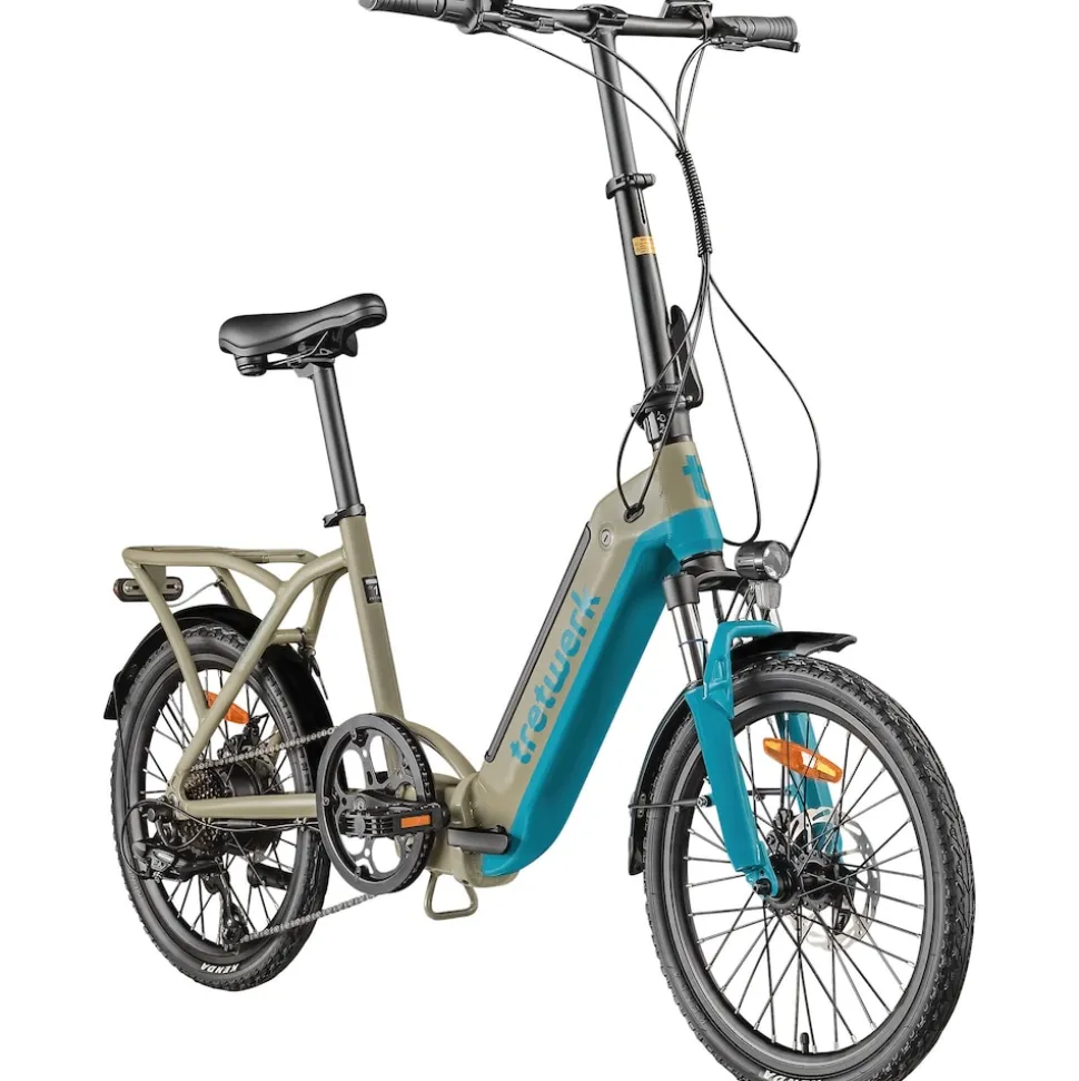 Tretwerk Camper 20" – Kompaktes E-Faltrad mit Shimano 7-Gang-Schaltung & 468Wh Akku