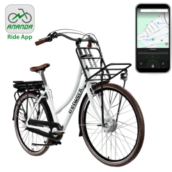 Tretwerk Sophia E Bike Damen Herren 28 Zoll Pedelec 3 Gang Elektrofahrrad mit 536 Wh Elektro Damenfahrrad Citybike mit Bluetooth und App