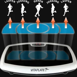 Vitaplate Fitness Vibrationsplatte mit Fernbedienung