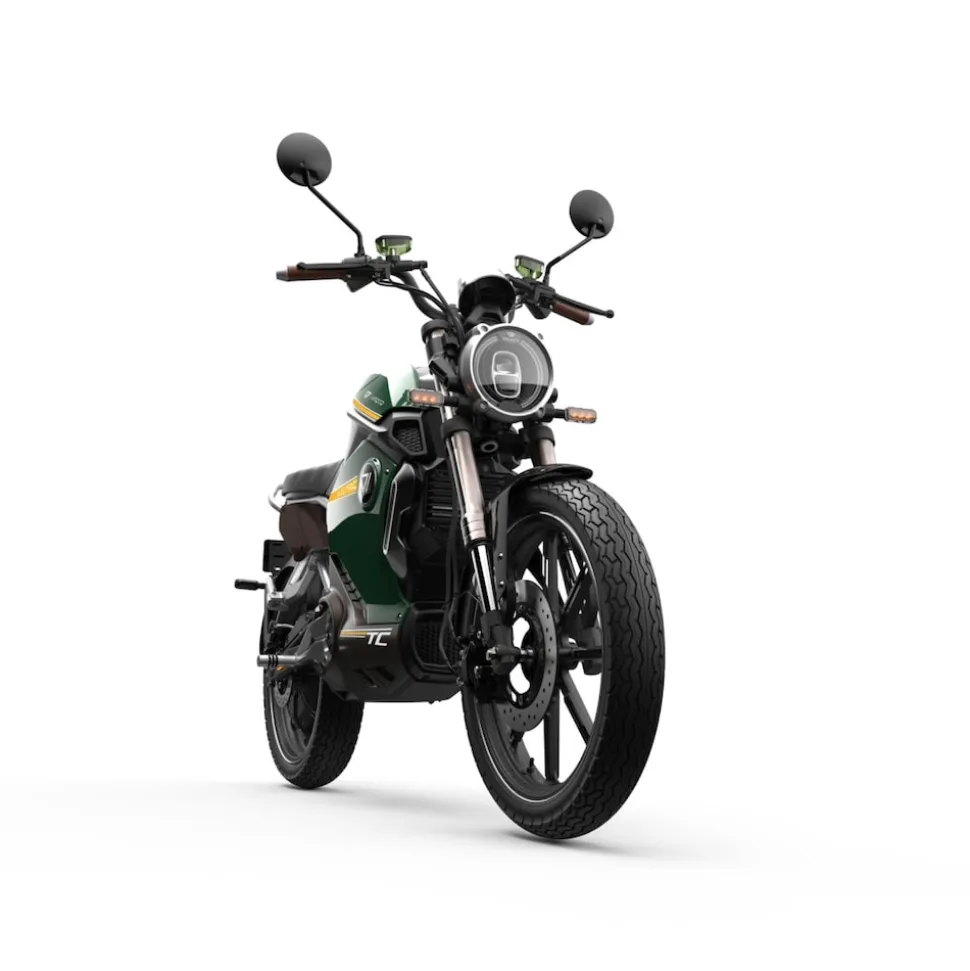 Vmoto / Super Soco TC 72V, Elektro Moped, 45 km/h, All Terrain, CBS Bremssystem, servicearm - grün