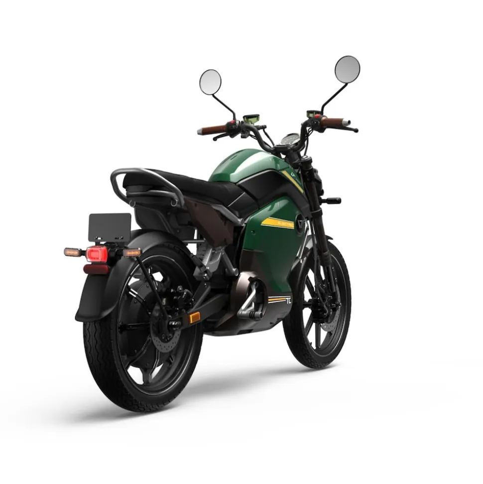 Vmoto / Super Soco TC 72V, Elektro Moped, 45 km/h, All Terrain, CBS Bremssystem, servicearm - grün