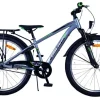 VOLARE Jugendfahrrad Cross 3- Gang 24 Zoll, grau