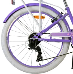 VOLARE Jugendfahrrad Lovely 24 Zoll, lila