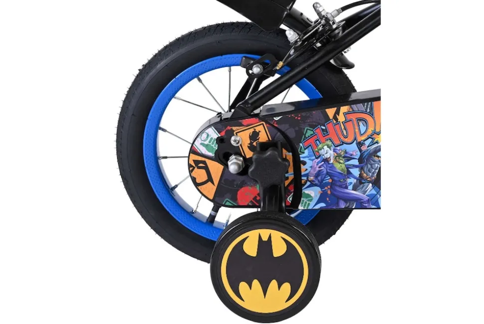 VOLARE Kinderfahrrad Batman 12 Zoll, ohne Rücktrittbremse