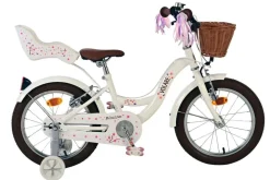 VOLARE Kinderfahrrad Blossom 16 Zoll weiß, ohne Rücktrittbremse
