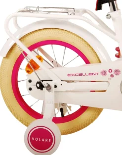 VOLARE Kinderfahrrad Excellent, 14 Zoll, weiß