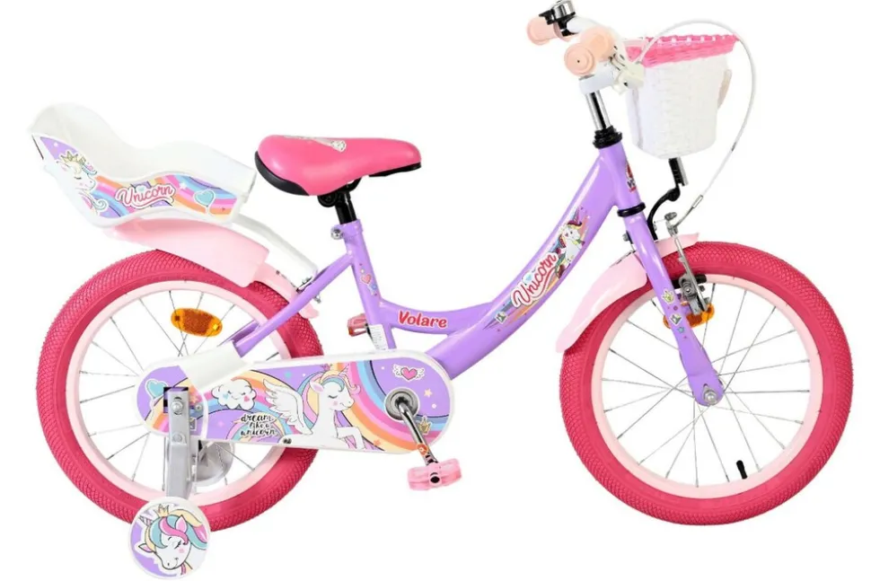 VOLARE Kinderfahrrad Unicorn 16 Zoll