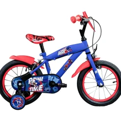 Volare Sonic Kinderfahrrad 14 Zoll Jungen Mädchen 100 - 115 cm Fahrrad ab ca. 3,5 Jahre mit Stützräder und V-Brakes