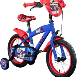 Volare Sonic Kinderfahrrad 14 Zoll Jungen Mädchen 100 - 115 cm Fahrrad ab ca. 3,5 Jahre mit Stützräder und Rücktrittbremse