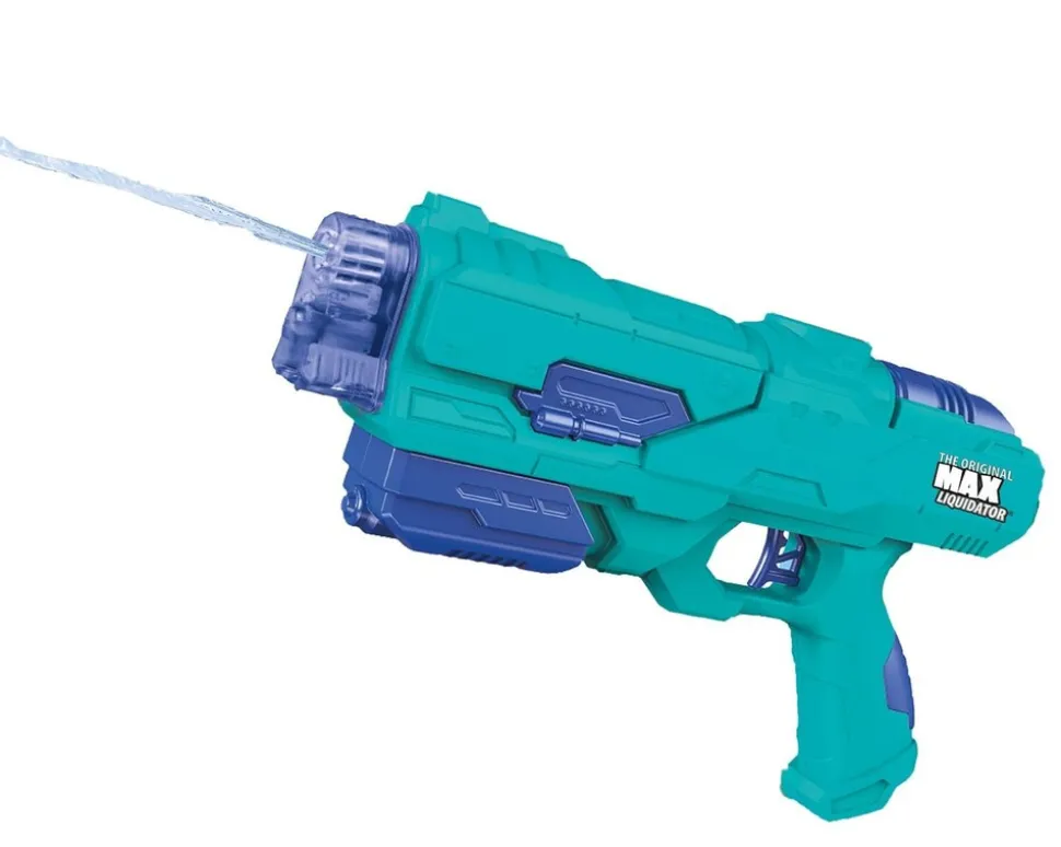 Wasserpistole elektrisch Wasserspritze Happy People MAX Liquidator 27,5cm blau