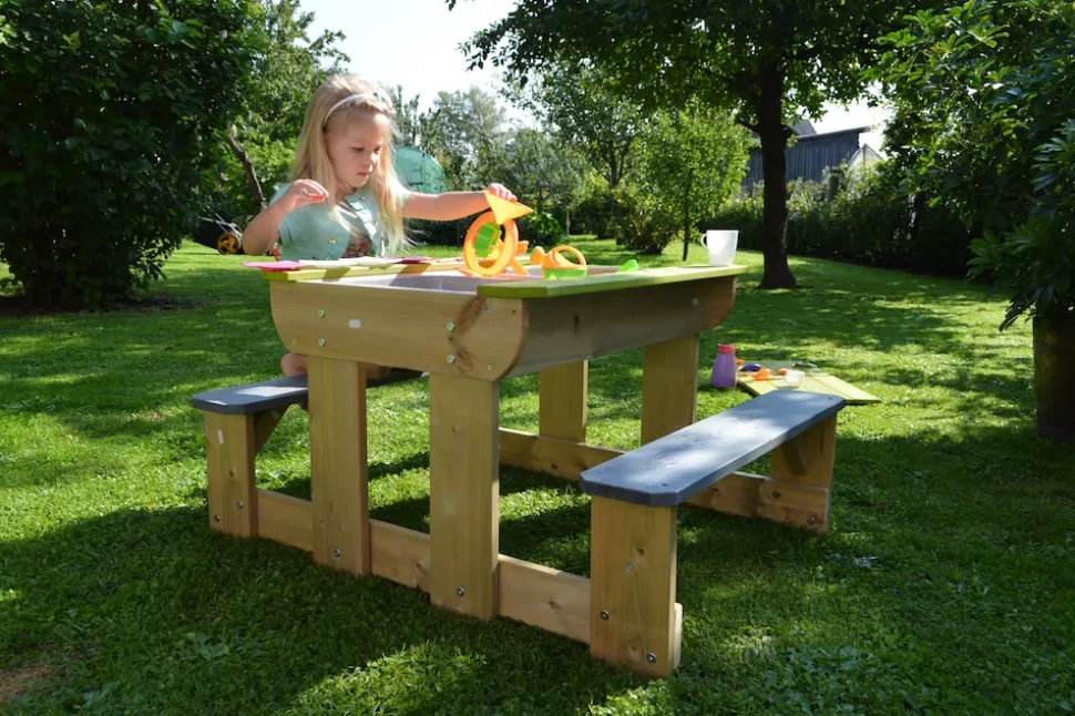 Wendi Toys Sand Wasser Picknick Tisch inkl. Bänken Wannen