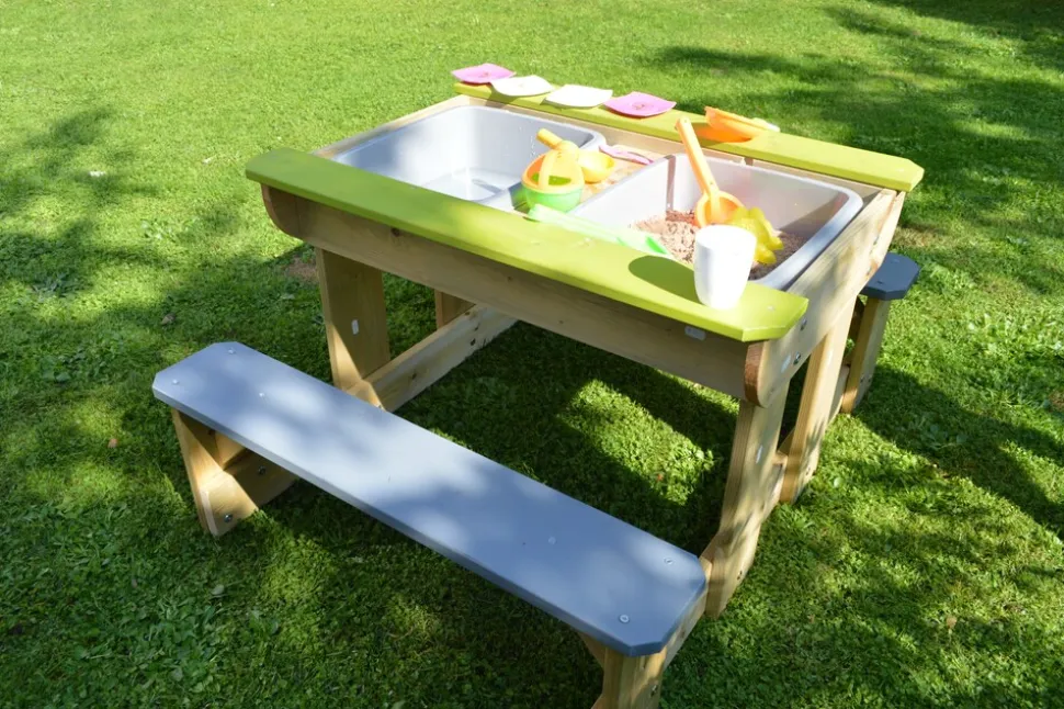 Wendi Toys Sand Wasser Picknick Tisch inkl. Bänken Wannen