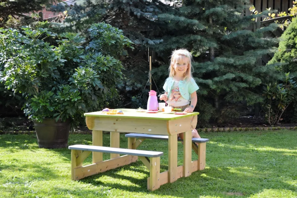 Wendi Toys Sand Wasser Picknick Tisch inkl. Bänken Wannen