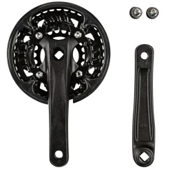 Wheeltop TCXC2E-HF1 Z802 / Z810 / X700 Kurbel 3-fach 40-30-22 Zähne 170 mm Vierkant Kurbelgarnitur Tretkurbel Fahrradkurbel Kettenradgarnitur Trekking Bike
