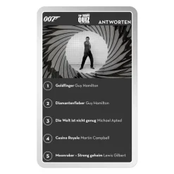 Winning Moves James Bond Cluedo & Top Trumps Quiz Bundle – deutschsprachiges 007 Spielset