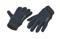 Winter Fahrradhandschuhe, wasserabweisendes und winddichtes Material, Relfektionselemente, Fleecefütterung, Größe: S/M, Farbe: schwarz