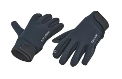 Winter Fahrradhandschuhe, wasserabweisendes und winddichtes Material, Relfektionselemente, Fleecefütterung, Größe: L/XL, Farbe: schwarz