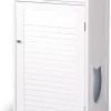 WONDERMAKE® Katzenschrank für Katzentoilette groß hoch aus Holz, Katzenklo-Schrank Kommode mit Schublade und Tür geschlossen, Design Katzen-Haus Toilette Klo XL, 51 x 46 x 96 cm, weiß