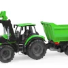 WORXX Traktor Deutz-Fahr Agrotron 7250 TTV mit Anhänger, Schaukarton