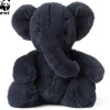 WWF Cub Club - Ebu der Elefant (anthrazit, 29cm) Kuscheltier Stofftier für Kleinkinder Elephant