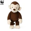 WWF Cub Club - Mago das Äffchen (braun, 22cm) mit Quietscher Kuscheltier Stofftier für Kleinkinder