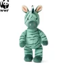 WWF Cub Club - Ziko das Zebra (grün, 22cm) mit Glöckchen Kuscheltier Stofftier für Kleinkinder