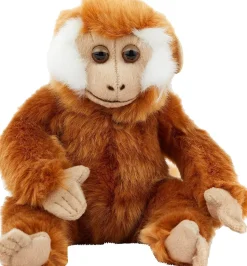 WWF Plüschtier - Affenbaby hellbraun (23cm) lebensecht Kuscheltier Stofftier Affe Äffchen