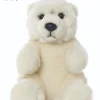 WWF Plüschtier Eisbär (sitzend, 15cm) Bär Polarbear