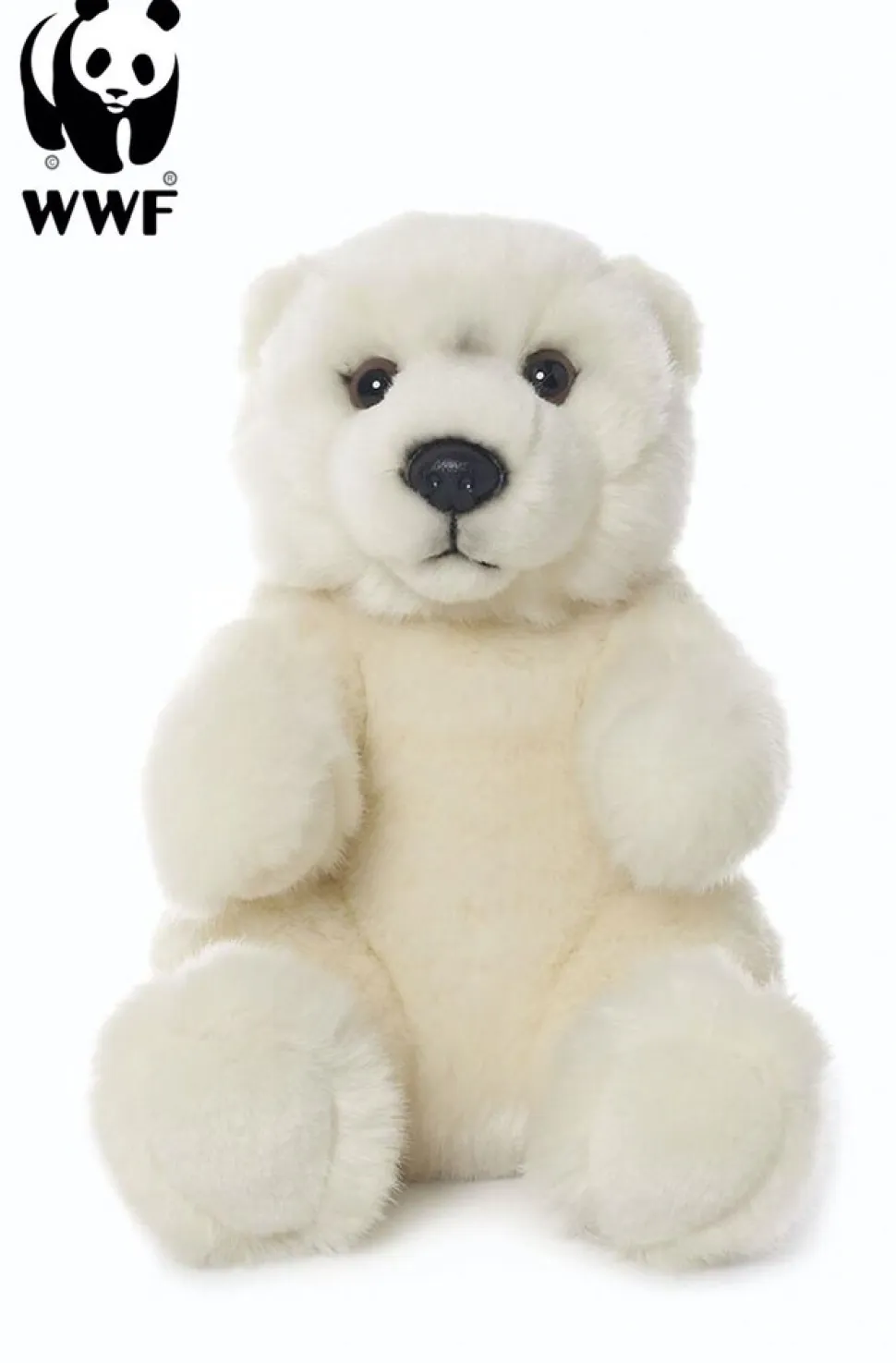 WWF Plüschtier Eisbär (sitzend, 15cm) Bär Polarbear