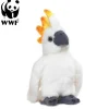 WWF Plüschtier Kakadu Papagei (mit Sound, 14cm) lebensecht Kuscheltier Stofftier