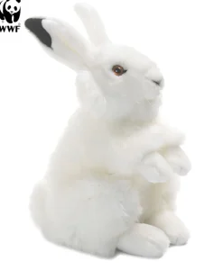 WWF Plüschtier Schneehase (24cm) lebensecht Kuscheltier Stofftier Hase Rabbit