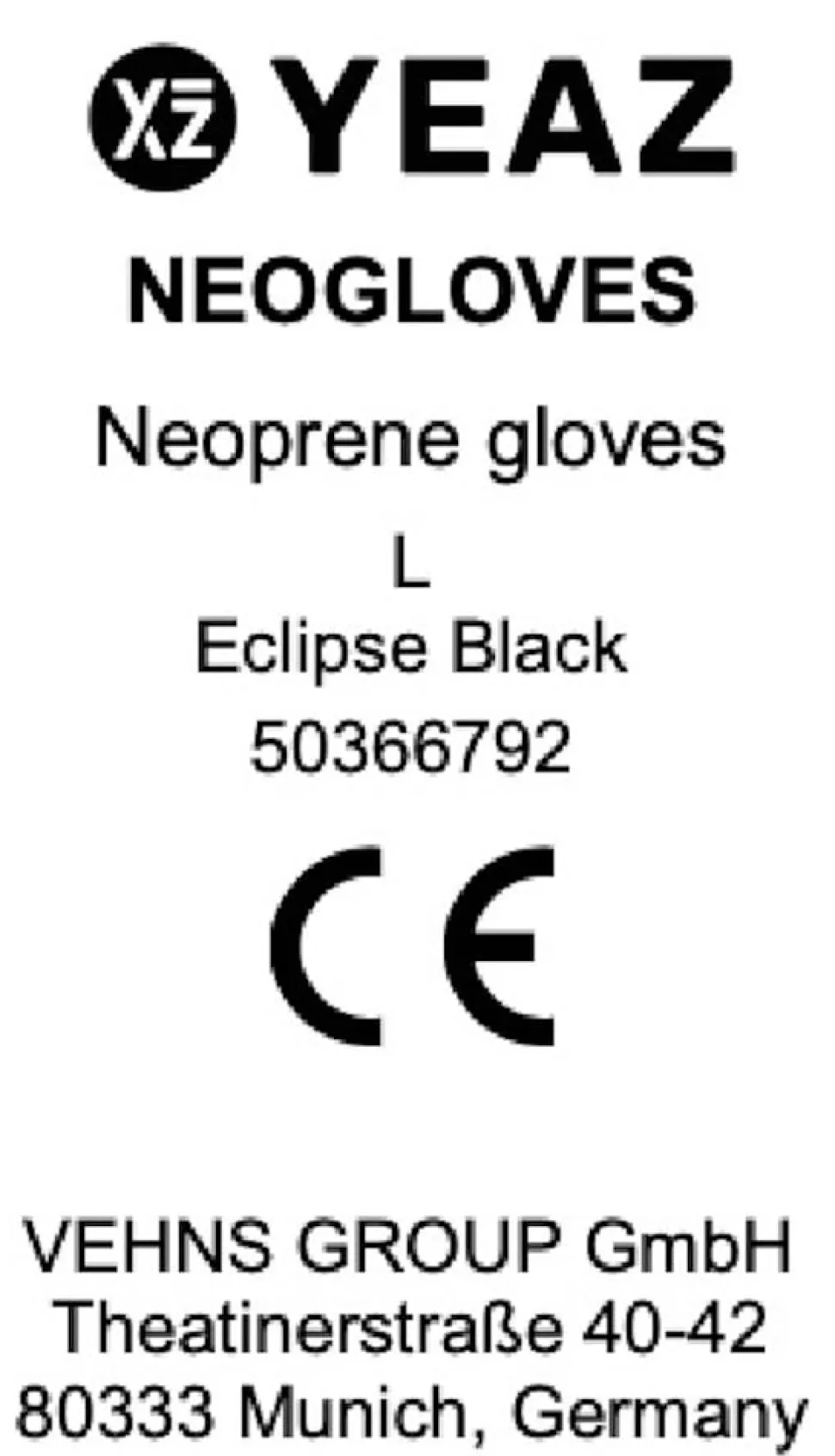 YEAZ Neoprenhandschuhe NEOGLOVES