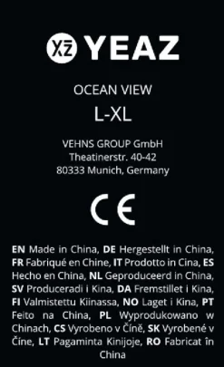 YEAZ Schnorchelmaske Gr. L-XL OCEAN VIEW