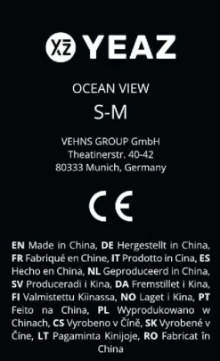 YEAZ Schnorchelmaske Gr. S-M OCEAN VIEW