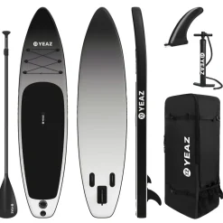 YEAZ SUP Board und Kit BLACK SANDS BEACH - EXOTRACE - SET